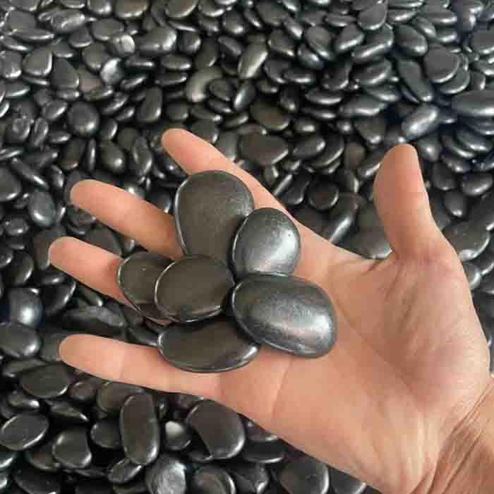 پالش سیاہ کنکر پتھر